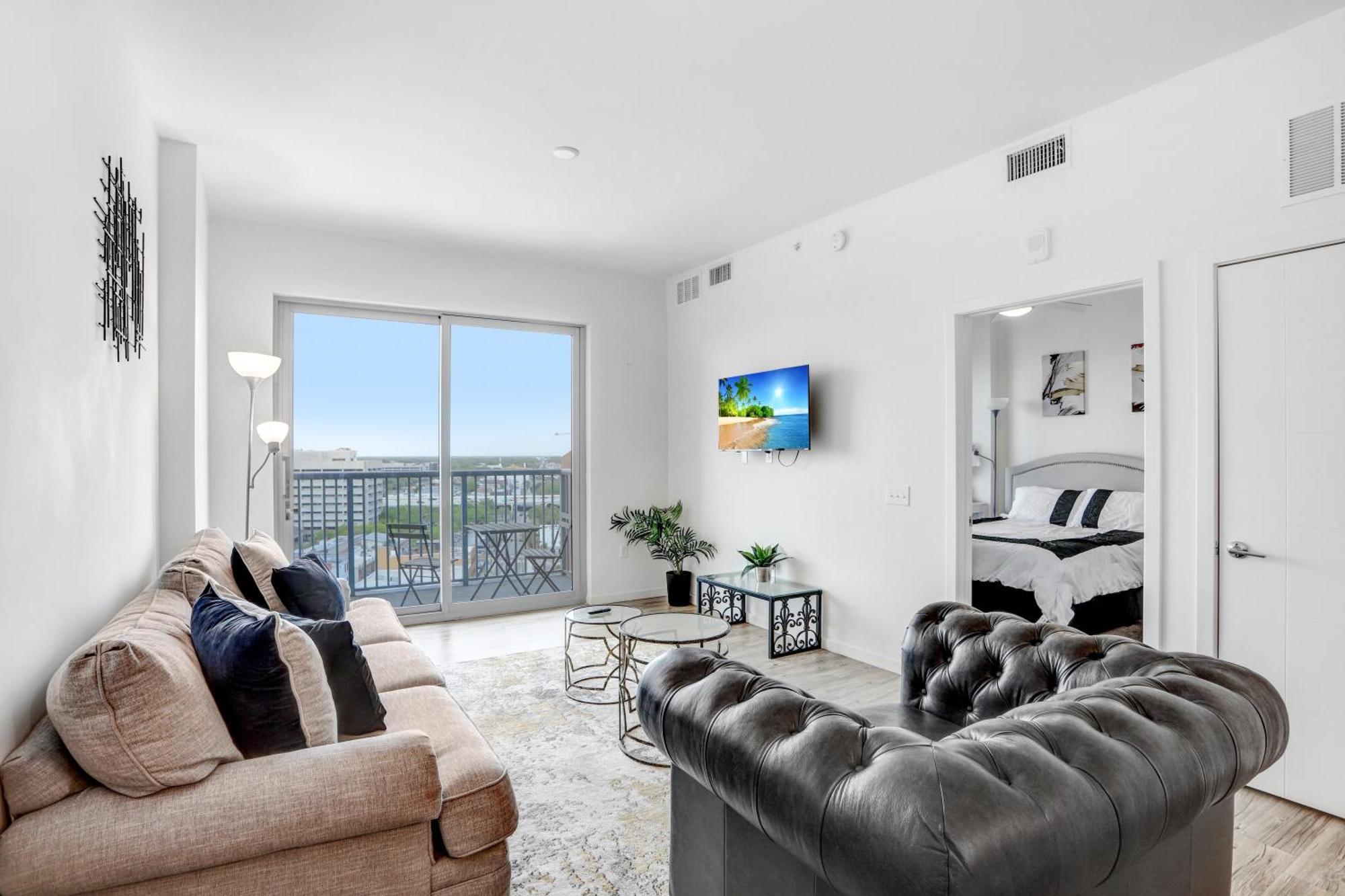 Downtown Tampa Gem 1-Bd W/Pool, Gym, & Sky Lounge Apartman Kültér fotó